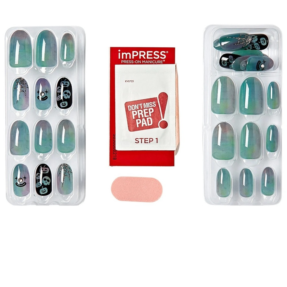 KISS Impress Halloween Glow in the Dark Press On Nail Set, 2 Design Set - Picture 4 of 11